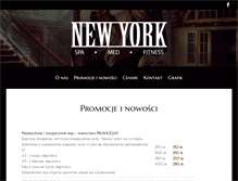 Tablet Screenshot of newyork-krakow.pl